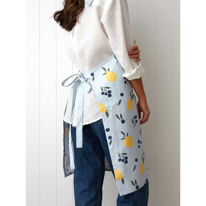 Wallace Cotton Lemon Dreams Everyday Apron image number 2